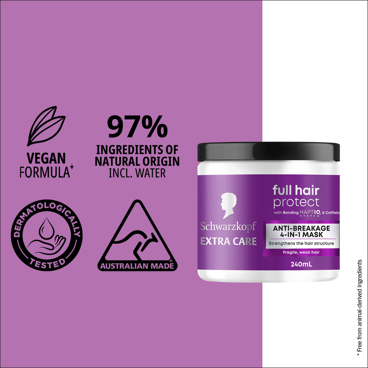 Schwarzkopf Extra Care Full Hair Protect Anti-Breakage Mask 240ml