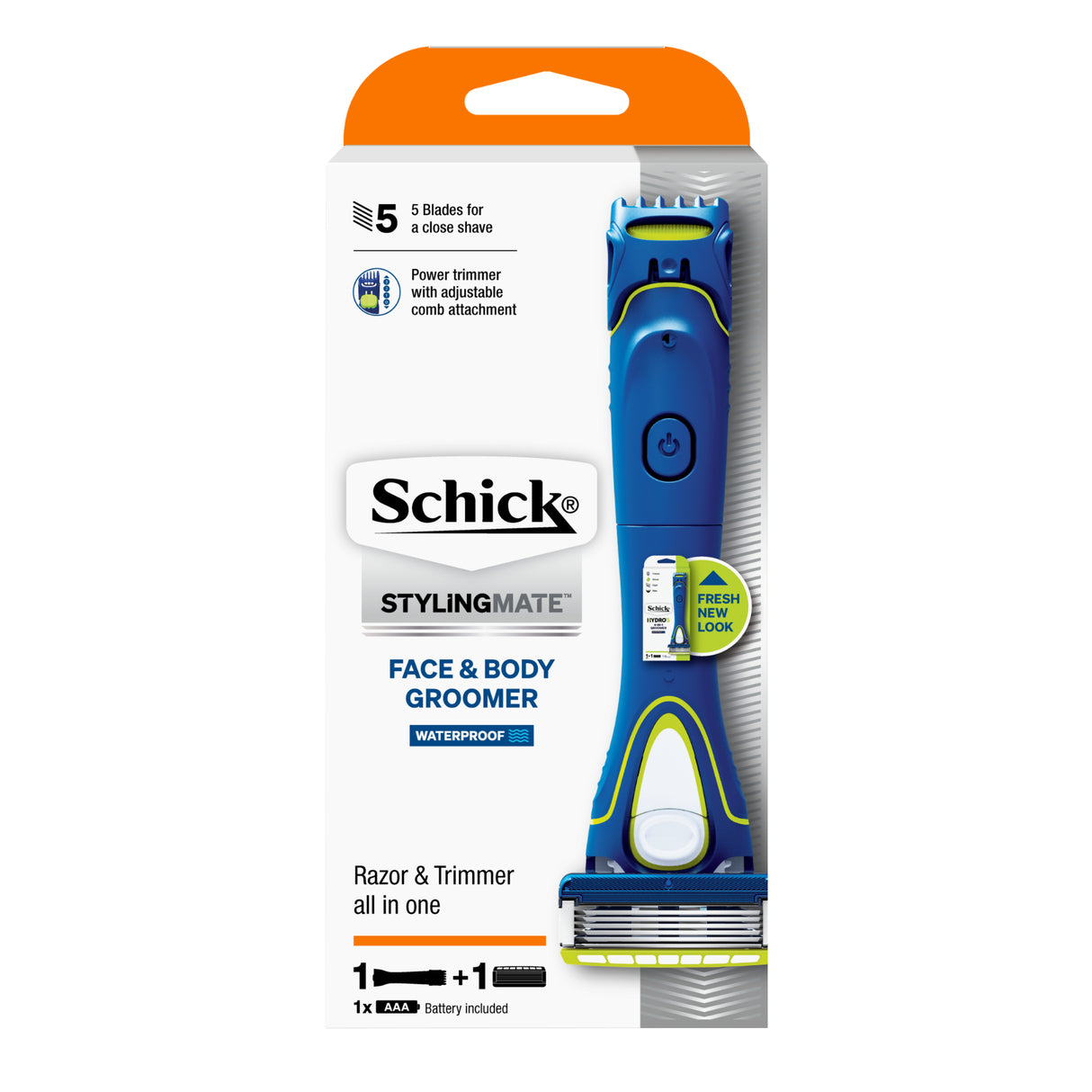 Schick Hydro 5 4-in1 Groomer Razor