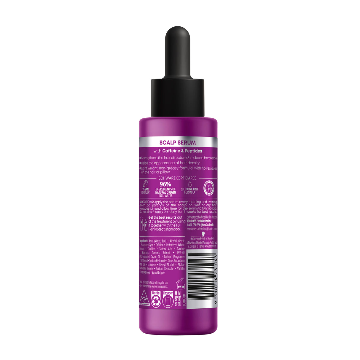 Schwarzkopf Extra Care Full Hair Protect Scalp Serum 95ml