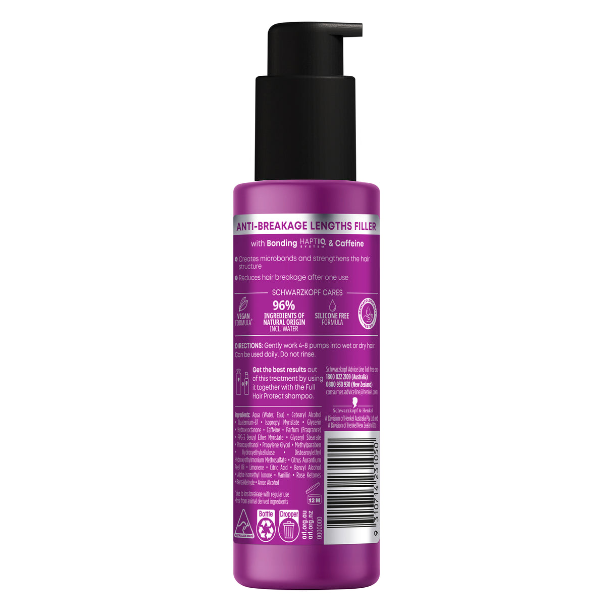 Schwarzkopf Extra Care Full Hair Protect Anti-Breakage Lengths Filler 95ml
