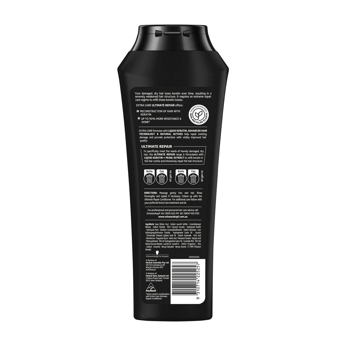 Schwarzkopf Extra Care Ultra Repair Strength Shampoo 400ml