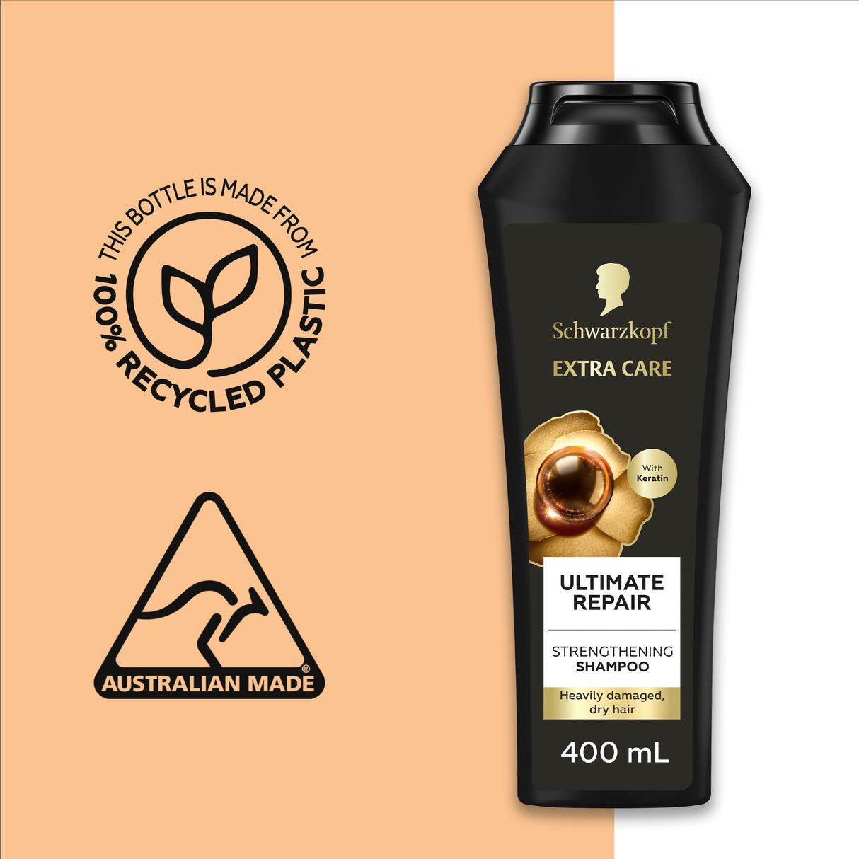 Schwarzkopf Extra Care Ultra Repair Strength Shampoo 400ml