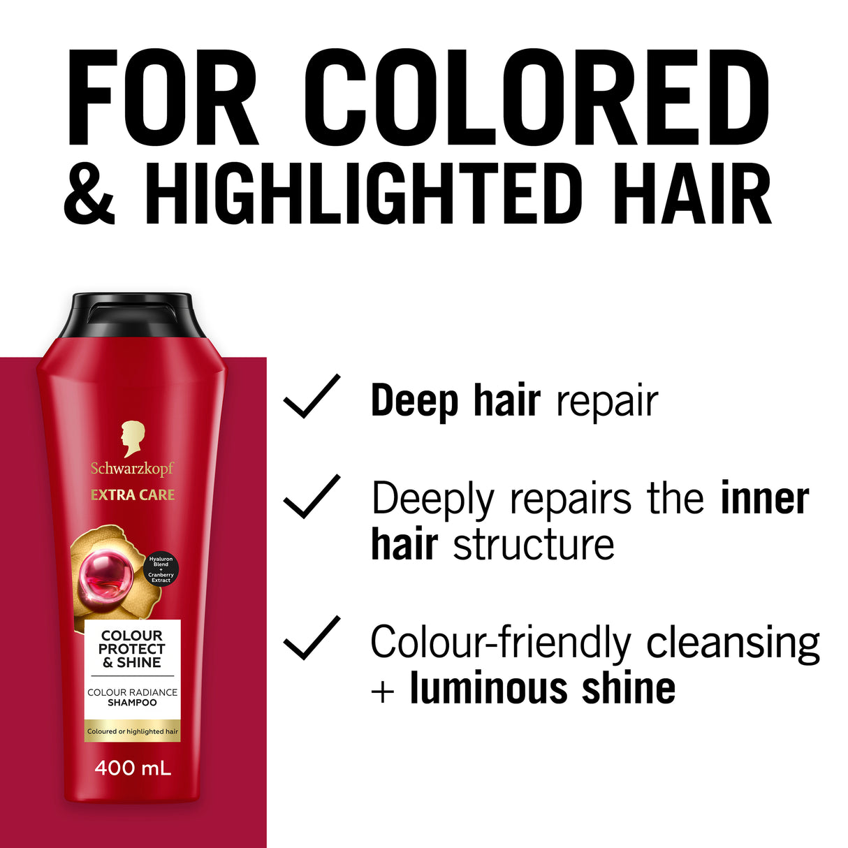 SCHWARZKOPF EXTRA CARE Colour Per Prot Spoo 400ml