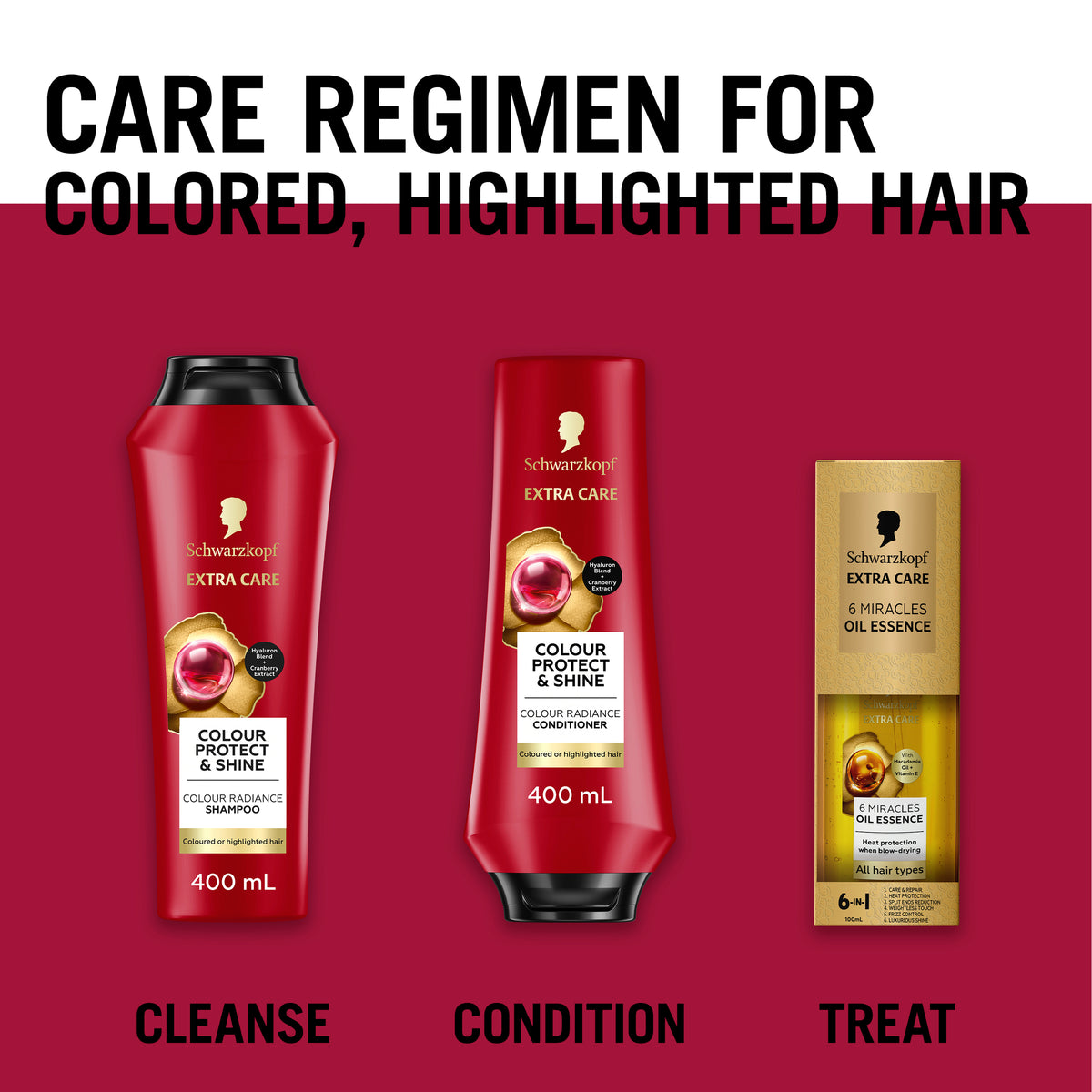 SCHWARZKOPF EXTRA CARE Colour Per Prot Spoo 400ml