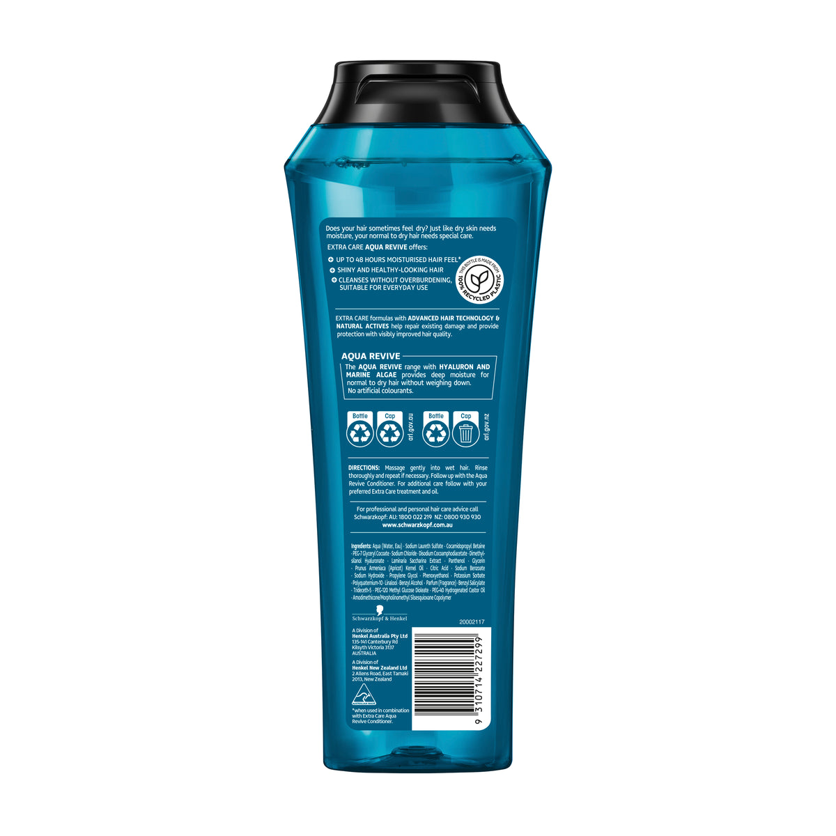 SCHWARZKOPF EXTRA CARE Aqua Revive M/Spoo 400ml
