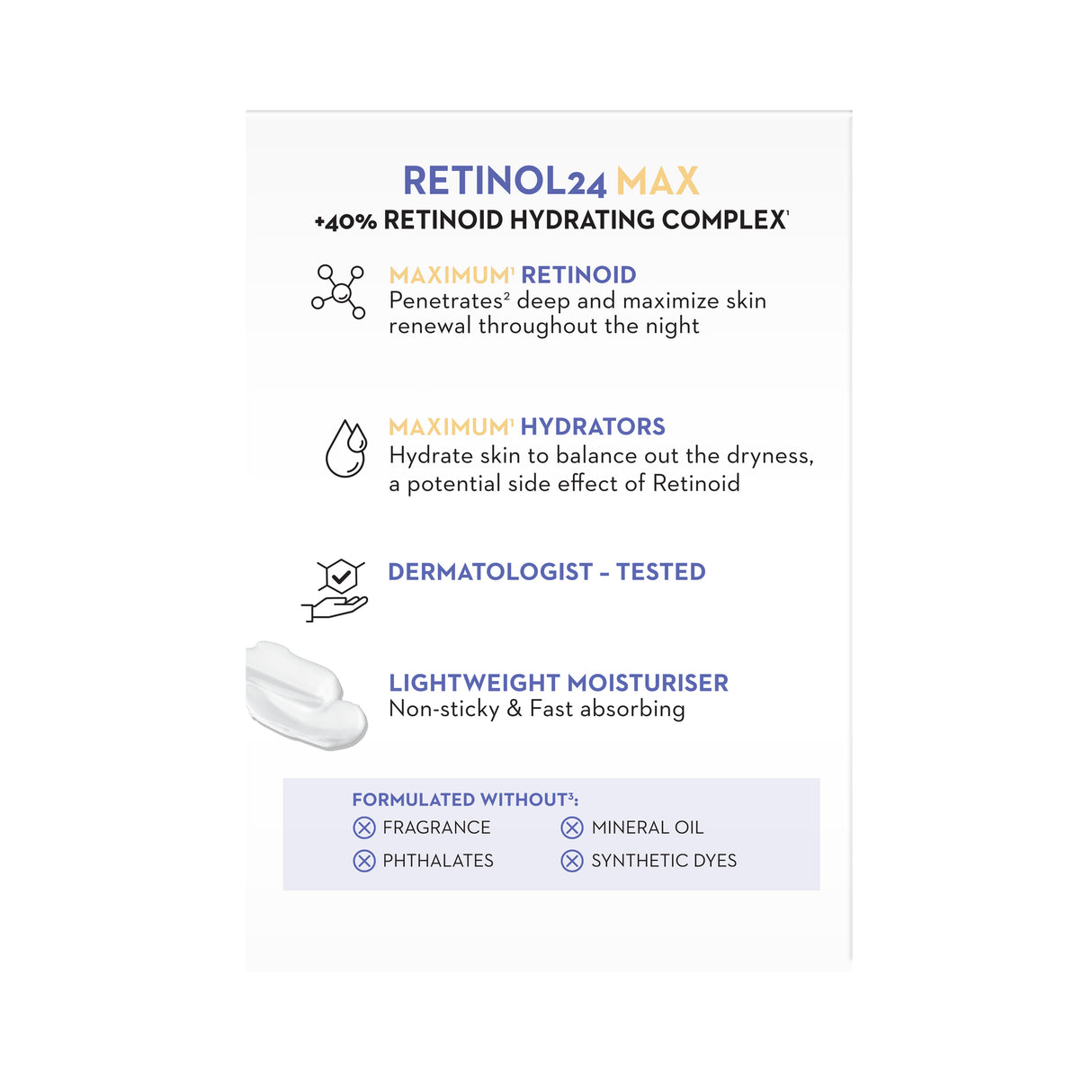 OLAY Regenerist Retinol24 Max Moisturiser 50g