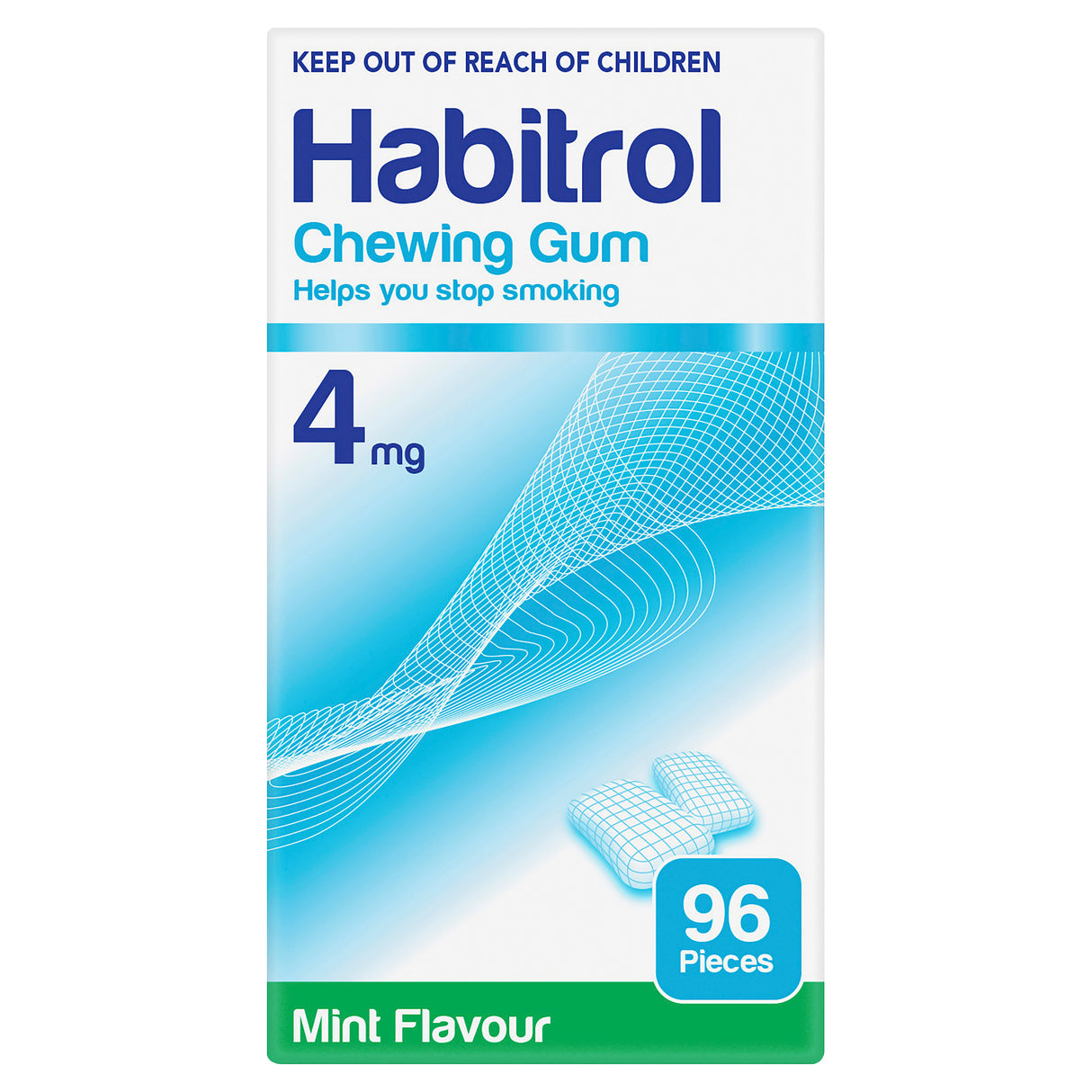 Habitrol Gum Mint 4mg 96s