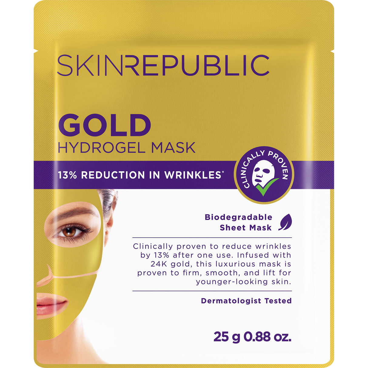 Skin Republic Gold Hydrogel Face Mask 25g