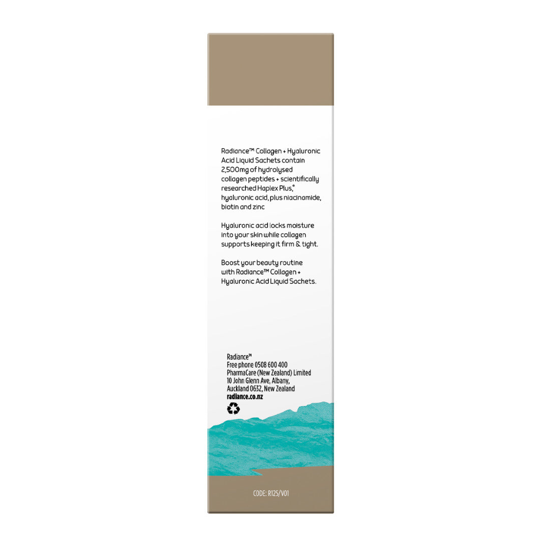 RADIANCE Collagen + Hyaluronic Acid Liquid Sachet 10pk