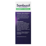 Sambucol Black Elderberry Kids Chesty + Nasal Soothing Syrup 120ml