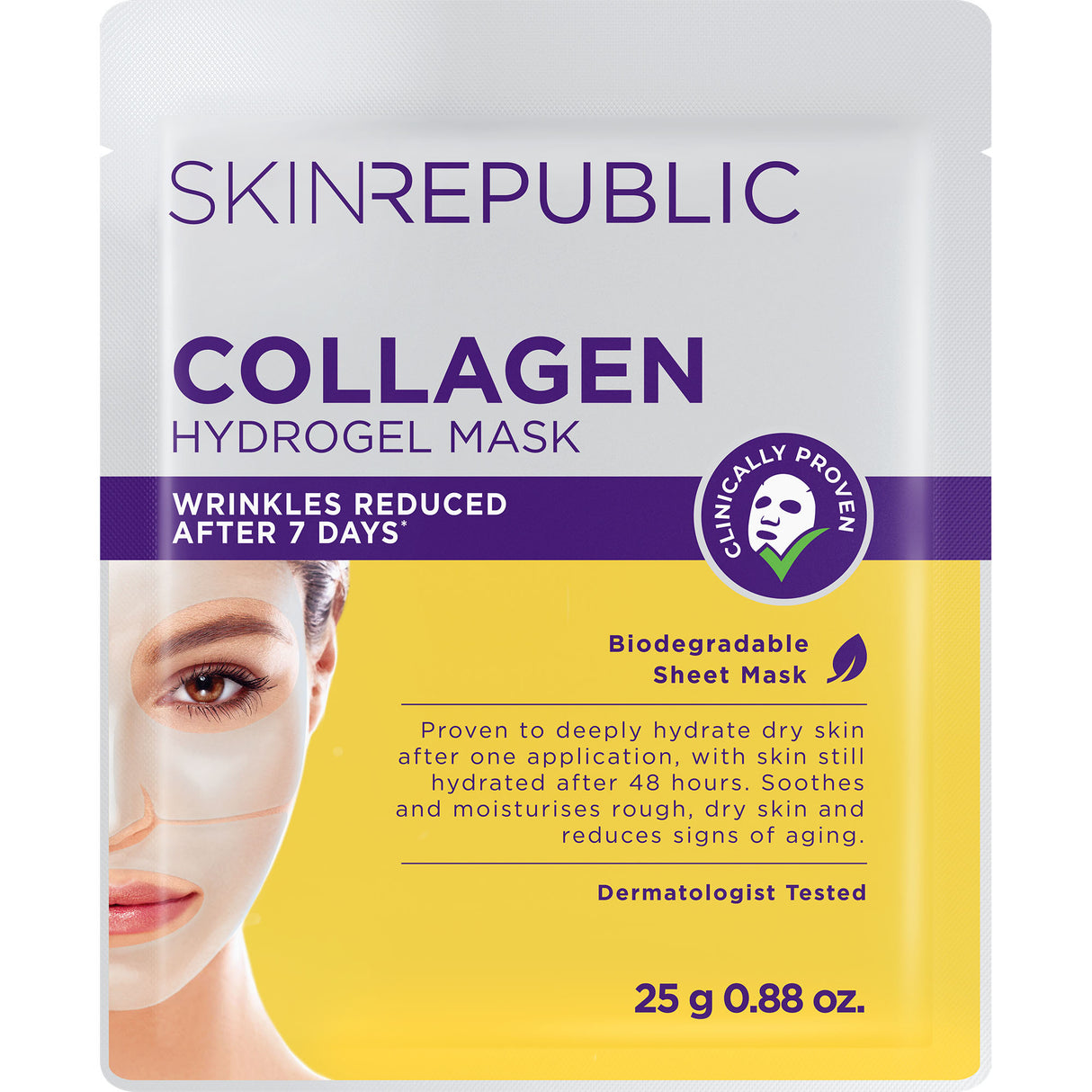 Skin Republic Aqua Collagen Hydrogel Face Mask 25g