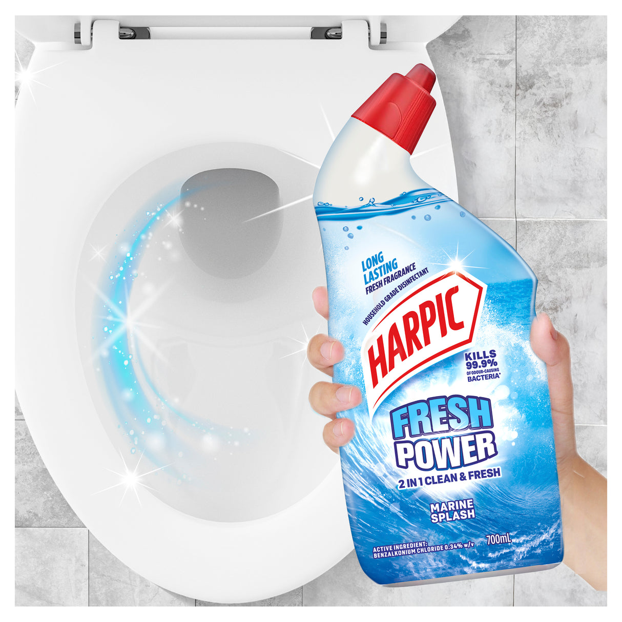 Harpic Fresh Power Marine Splash 700ml
