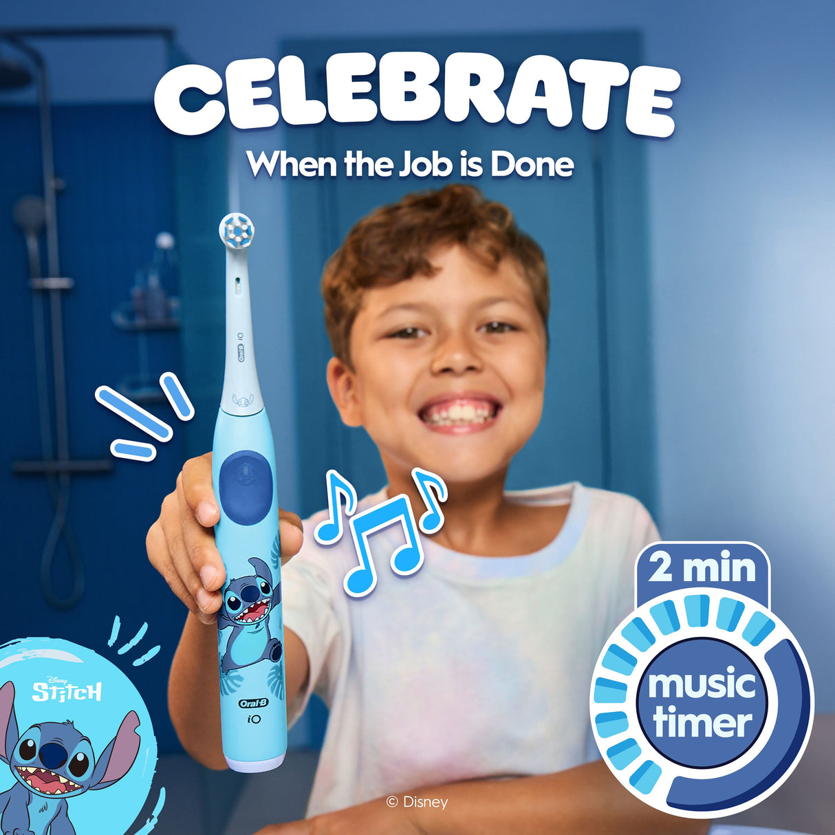 ORAL B iO 2 Kids C&G T/B Stitch Blue