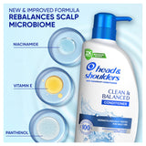 Head & Shoulders Clean & Balanced Conditioner 660ml