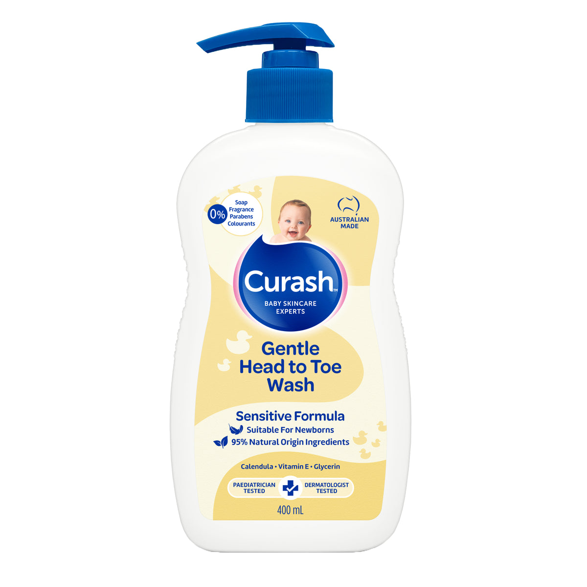 Curash Gentel Head To Toe Wash 400ml