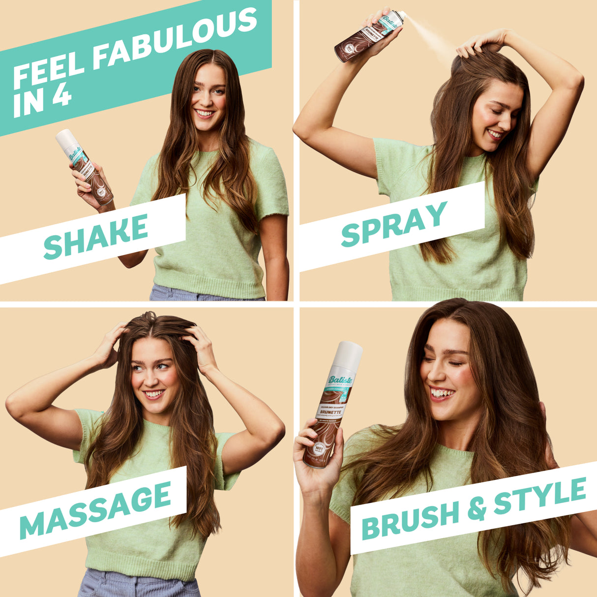 BATISTE Dry Shampoo Brunette 50ml