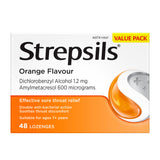 STREPSILS Anaesthetic Orange Lozenge 48s
