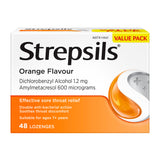STREPSILS Anaesthetic Orange Lozenge 48s