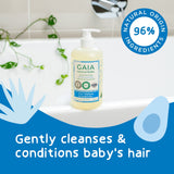 GAIA Natural Baby 2 in 1 Shampoo & Conditioner 500ml