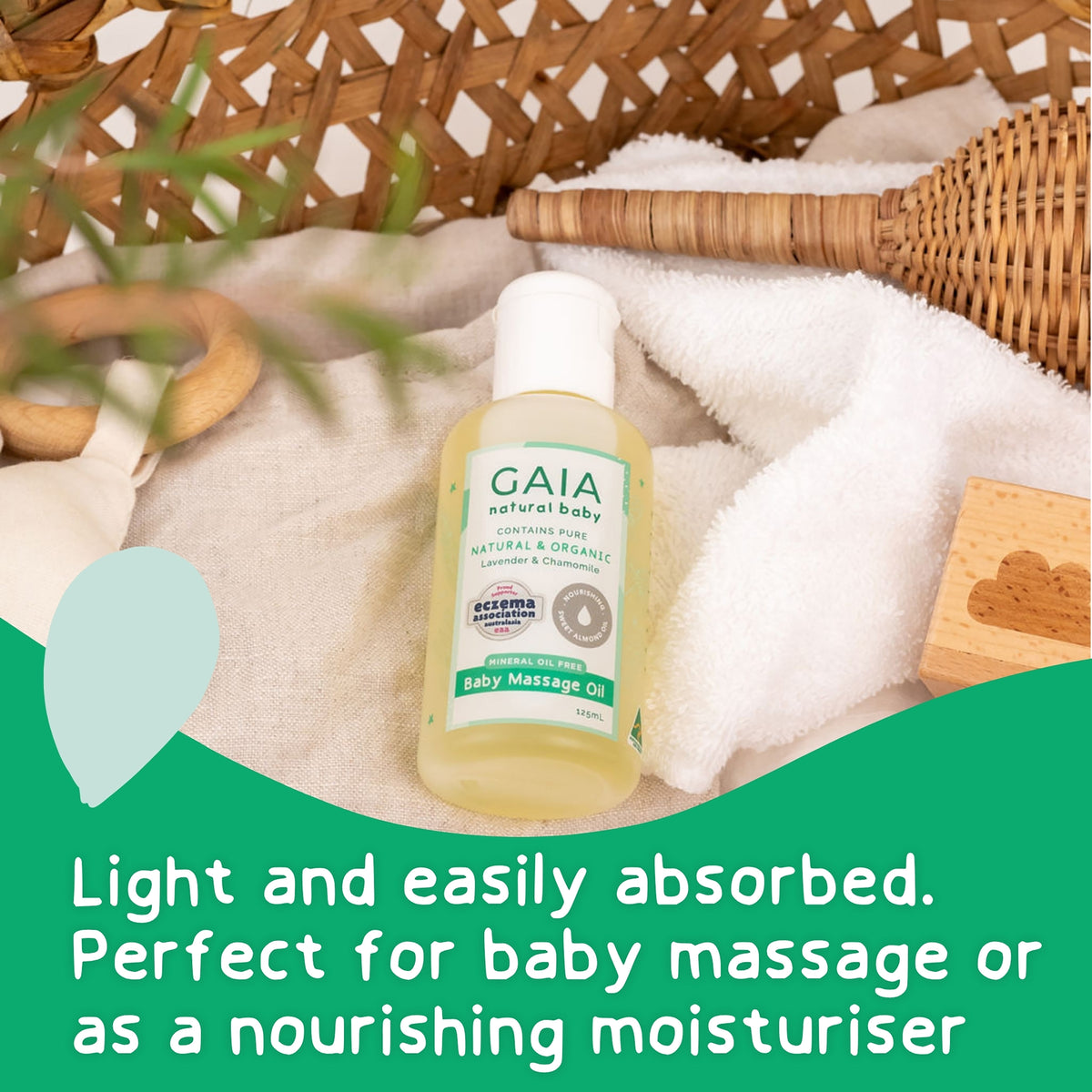 GAIA Baby Massage Oil 125ml