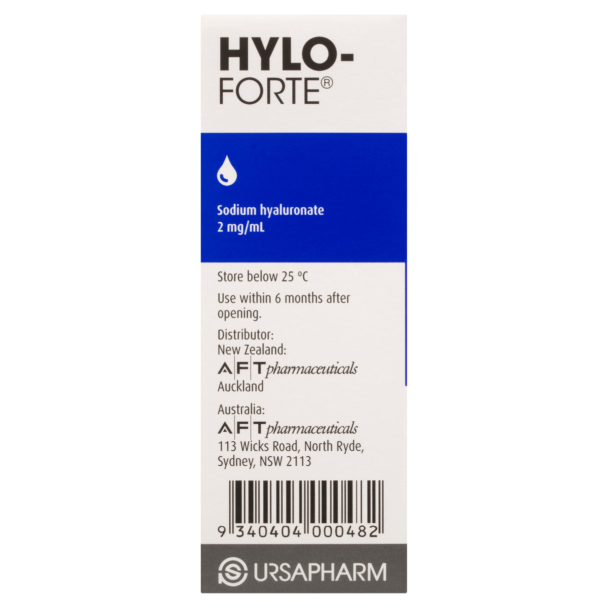 Hylo Forte Lubricating Eye Drops 10ml