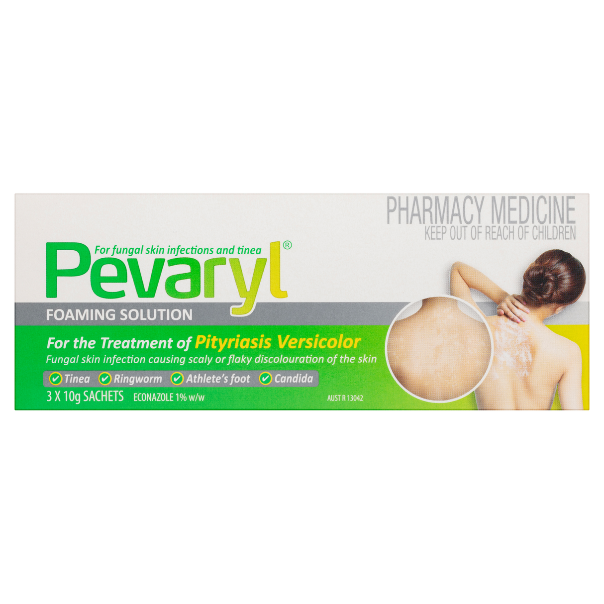 Pevaryl Anti-Fungal Foaming Solution 10 g