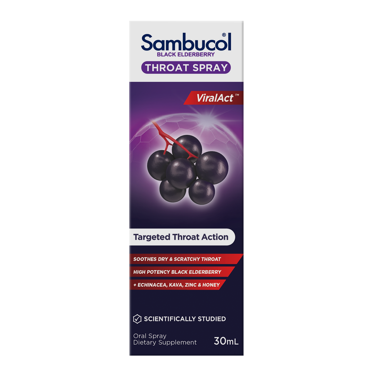 Sambucol Viralact Throat Spray 30 mL