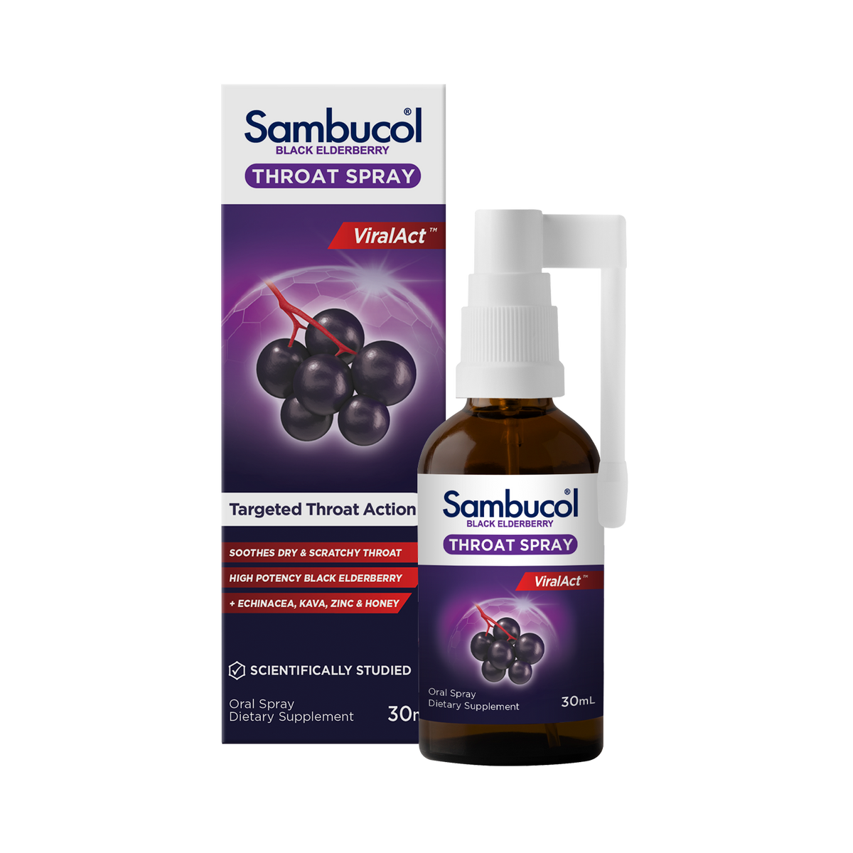 Sambucol Viralact Throat Spray 30 mL