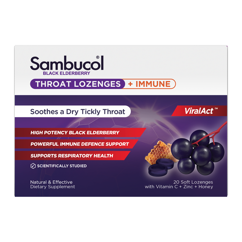 Sambucol Throat Lozenges 20 Pack