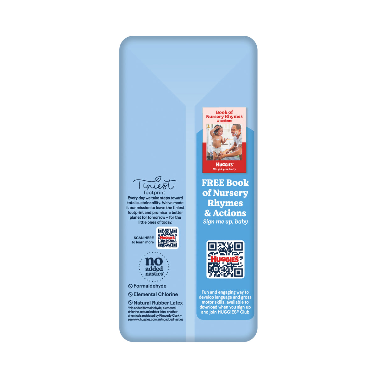 Huggies Ultra Dry Nappies Boys Size 4 (10-15kg) 18 Pack