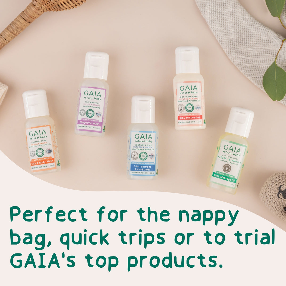 GAIA Baby Starter Kit 5x50ml