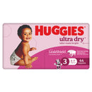 Huggies Ultra Dry Nappy Size 3 Girl 44 Pack