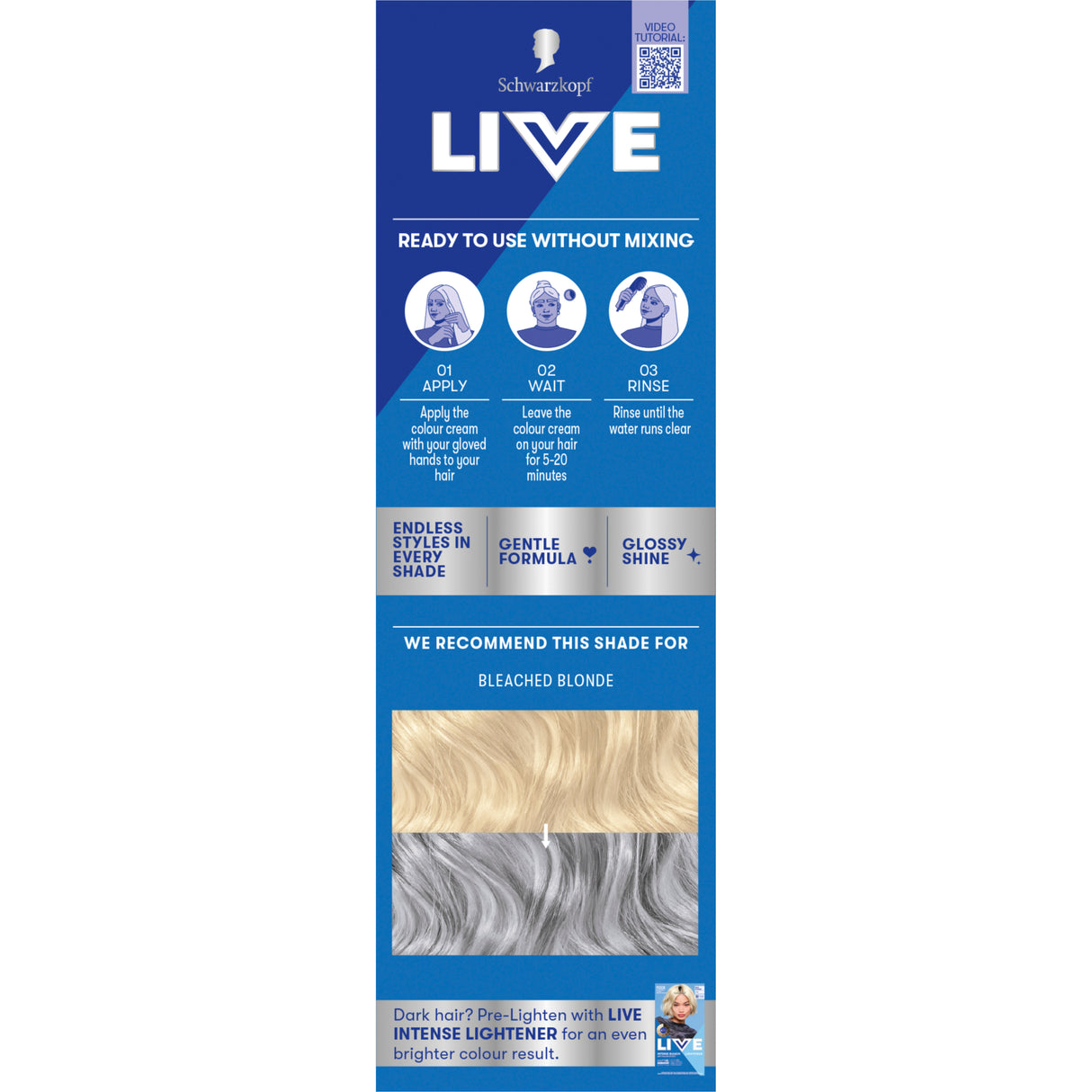 Schwarzkopf Live Colour Pastels Cool Grey 75ml