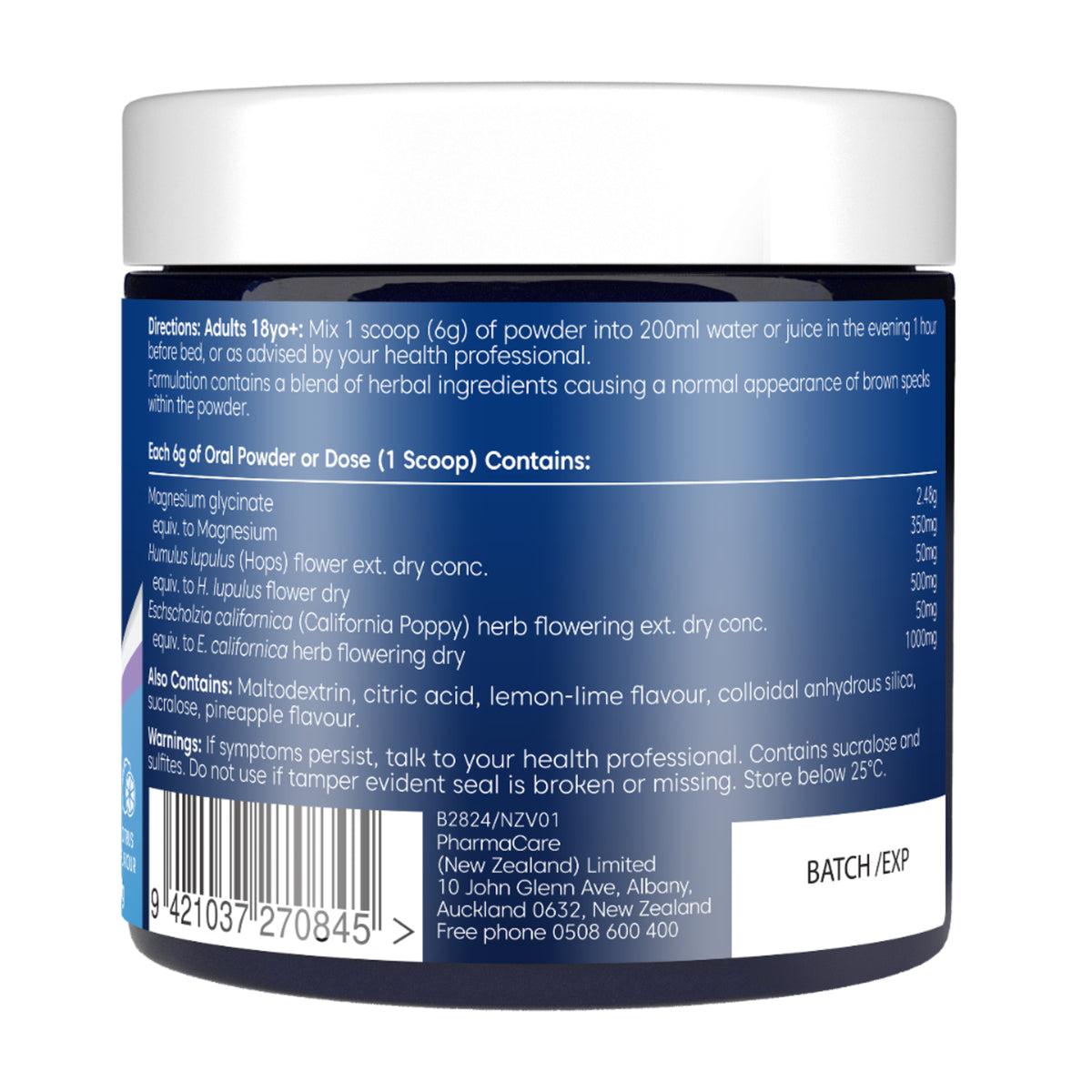 Bioglan Active Magnesium Deep Sleep Formula 240g