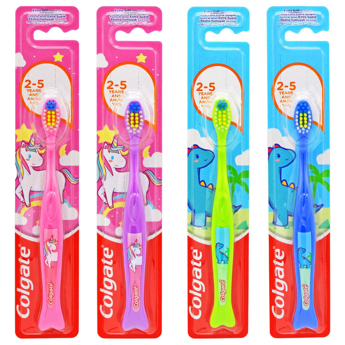 COLGATE Toothbrush Kids Extra Soft 2-5yr