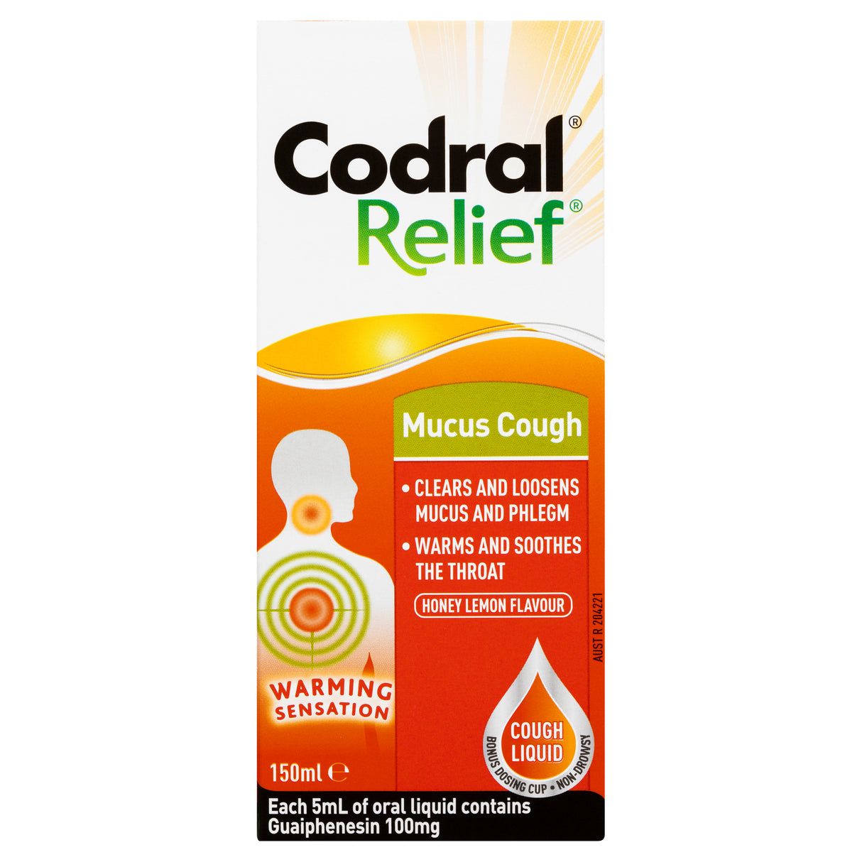 CODRAL Relief Mucus/Cough/Warm150ml