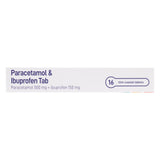 AFT Paracetamol 500mg + Ibuprofen 150mg Tablets, 16's