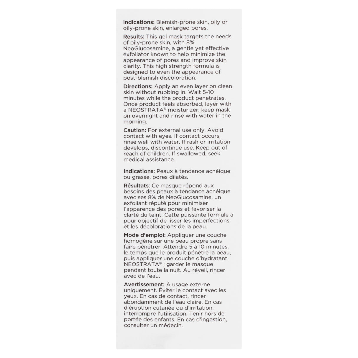 Neostrata Clarifying Exfoliating Mask 75ml