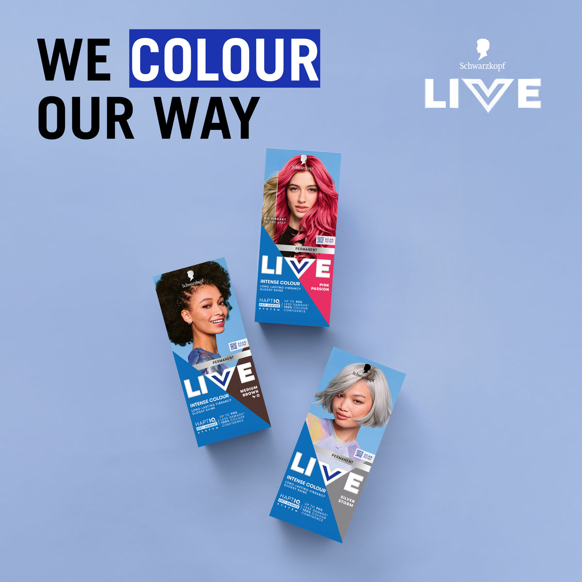Schwarzkopf Live Colour Permanent 7-1 Med Ash Blnde