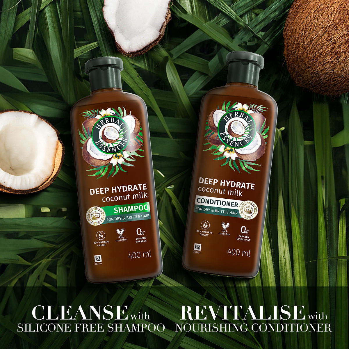 Herbal Essences Bio Renew Hydrate Coconut Milk Conditioner 400ml