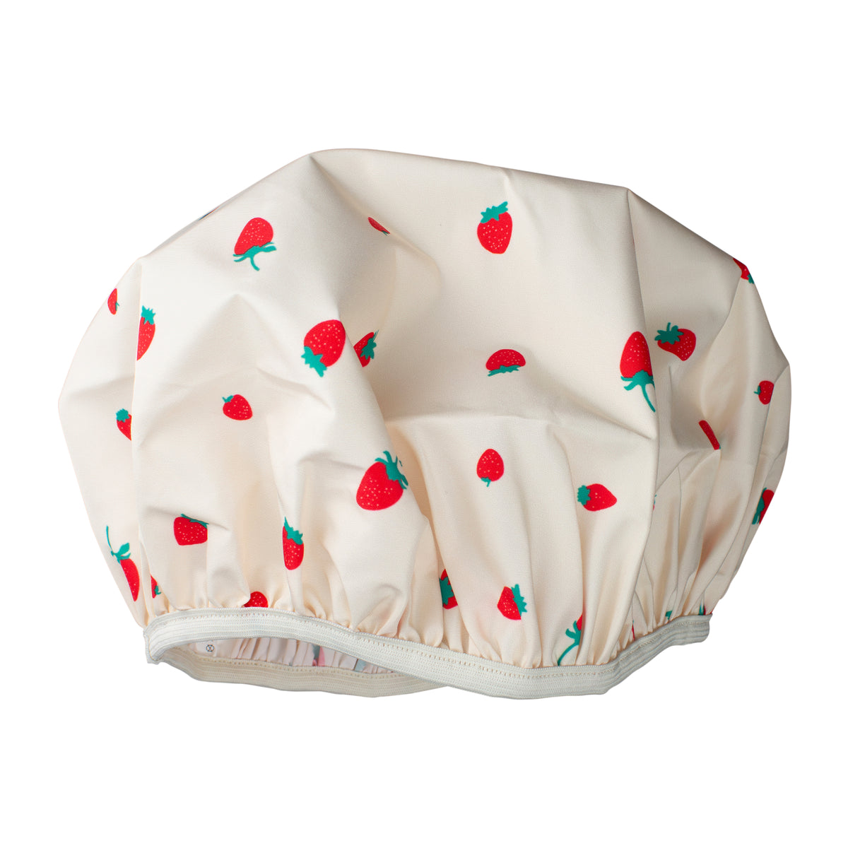 Simply Essential Luxe Shower Cap Strawberry