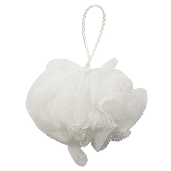 Simply Essential 20-1315 Bath Ball with Handle White