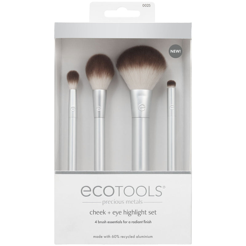 Ecotool Precious Metal Cheek + Eye High Light 4 pack Set