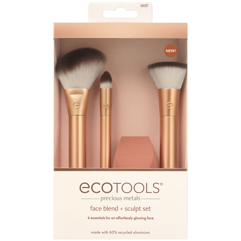 Ecotool Precious Metals Face Blend & Sculpt Makeup Set