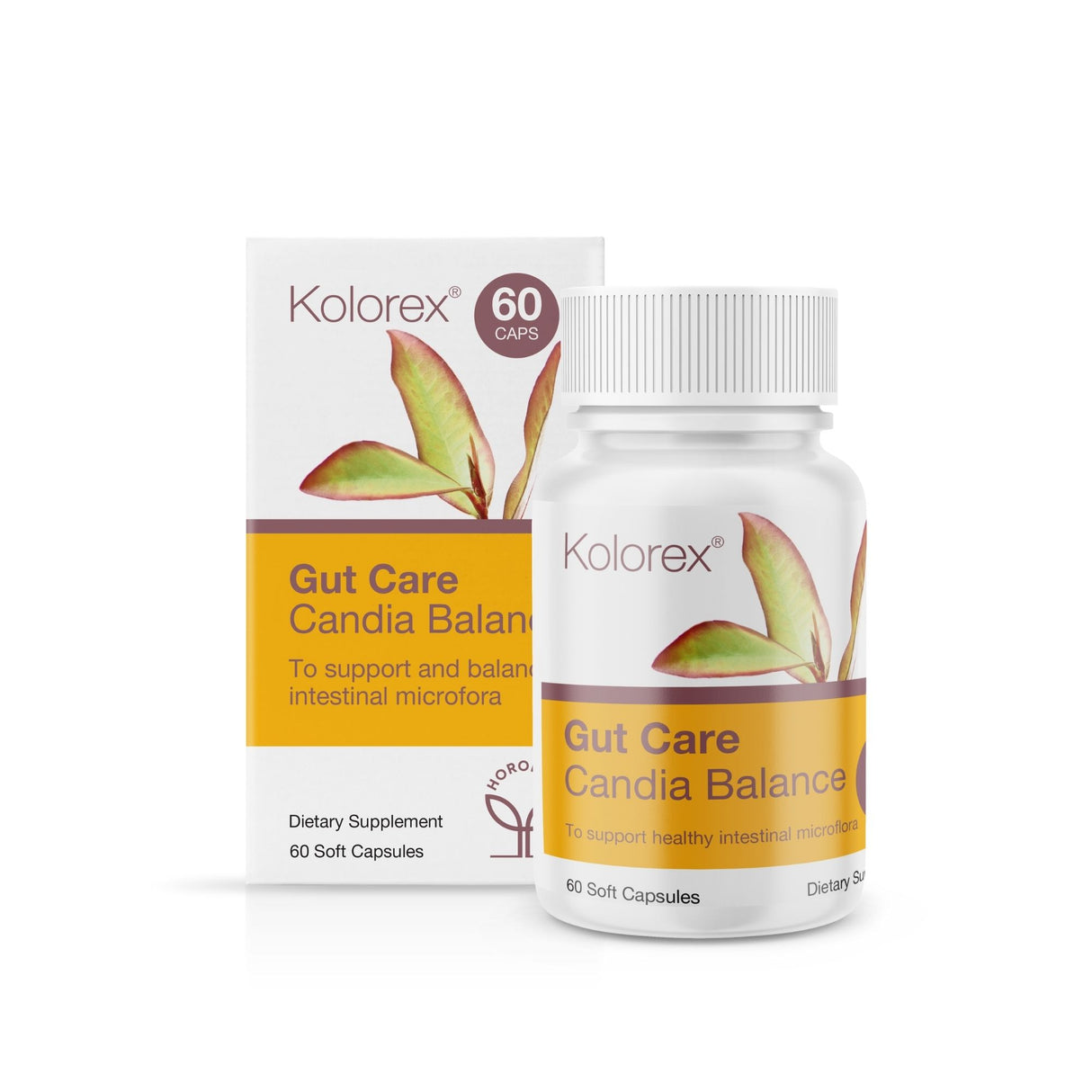 Kolorex Gut Health Supplement Candia Balance 60 Capsules