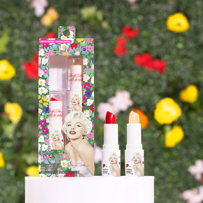 Wet N Wild Marilyn Monroe Icon Lipstick & Balm Set