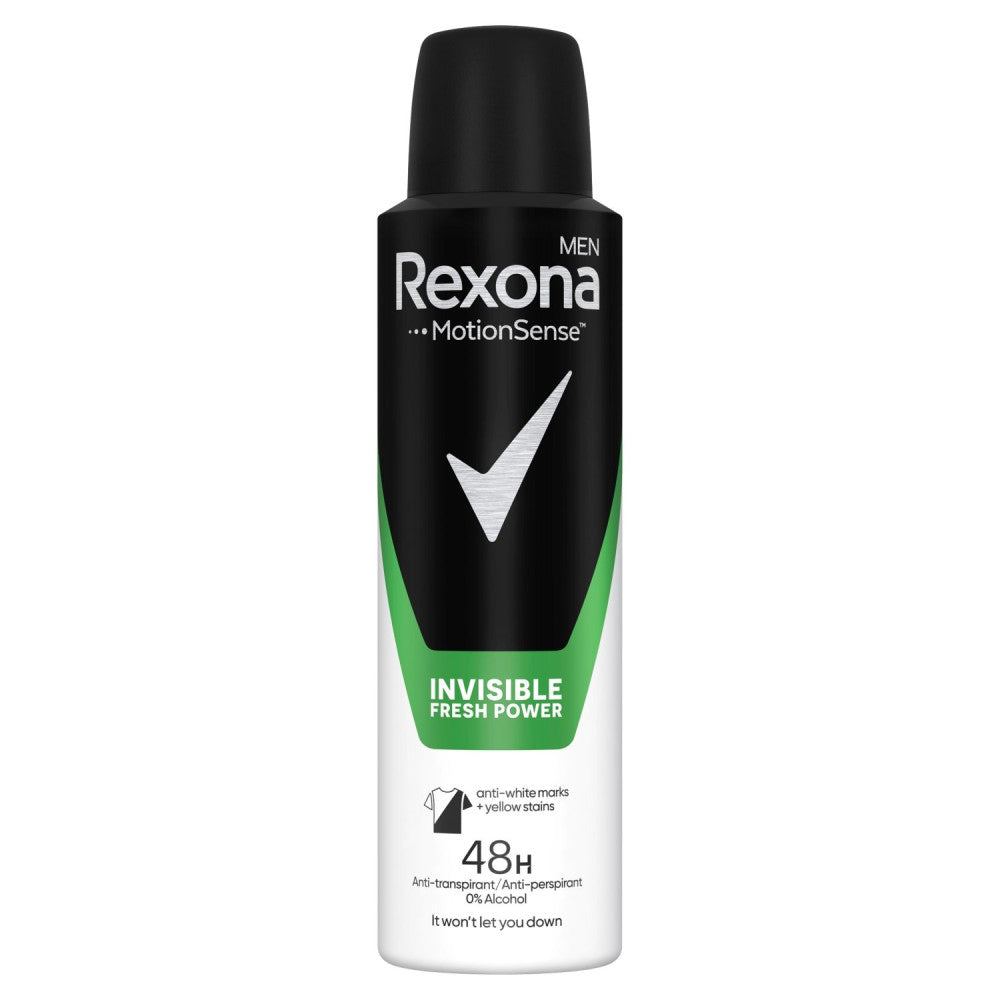 REXONA Motion Sense Deodorant Men's Invisible Fresh Power 150ml