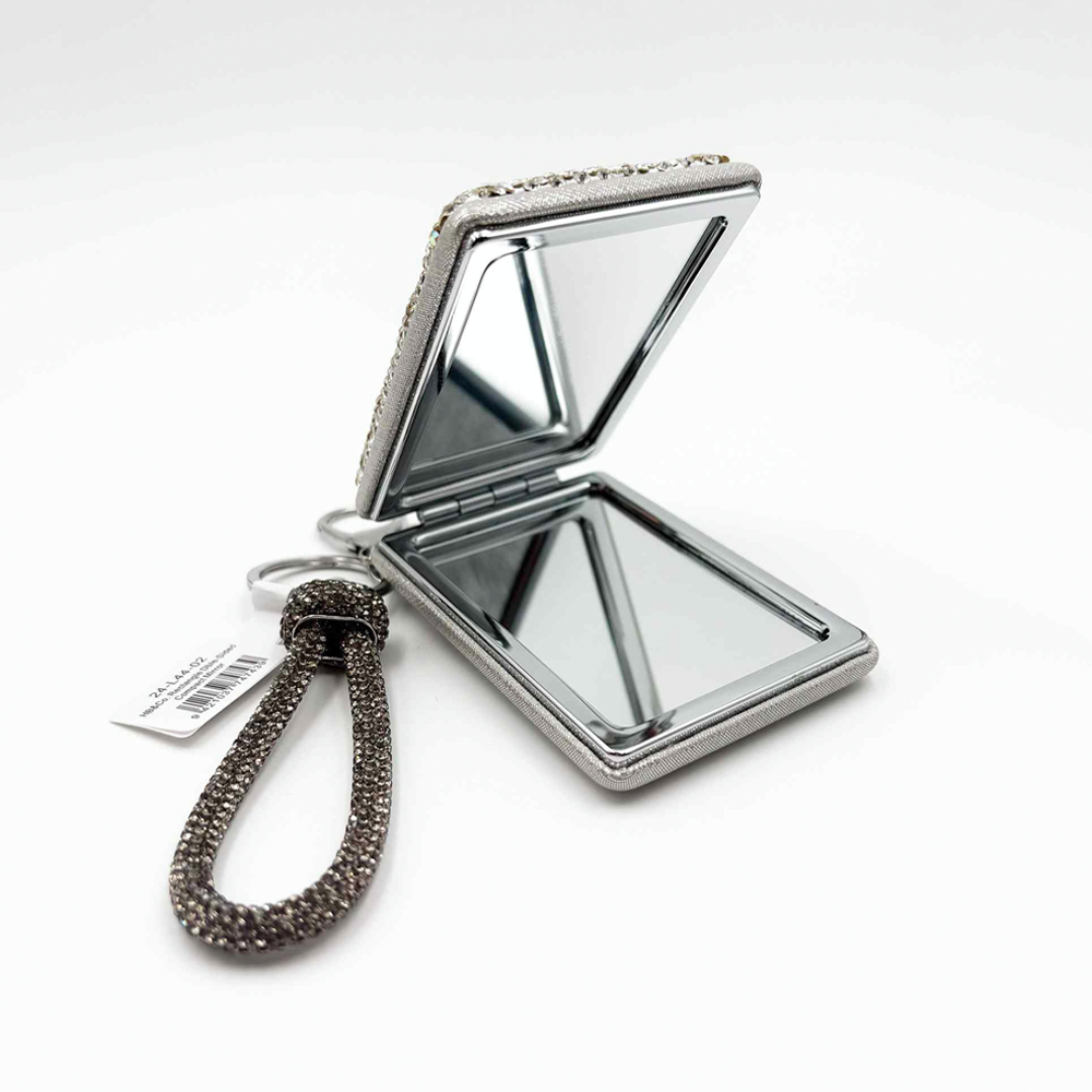 HB&Co Compact Mirror Rhinestone Rectangle Assorted