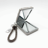 HB&Co Compact Mirror Rhinestone Rectangle Assorted