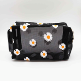 HB&Co Cosmetic Make Up Bag Sheer Small Black